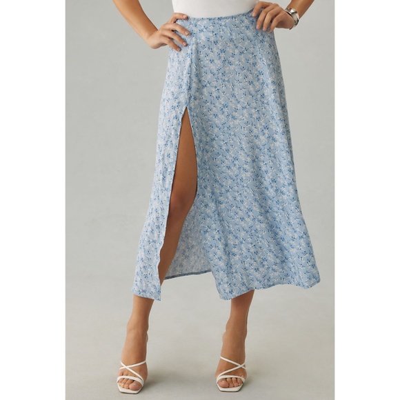 NEW Reformation Zoe Skirt Brooke 12 - Picture 3 of 15